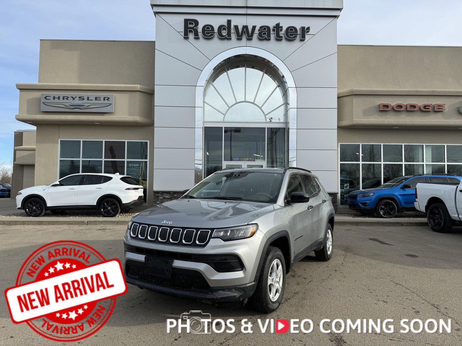 2022 Jeep Compass Sport 4x4 | Low KMs | Cloth Seats | UConnect | Pus