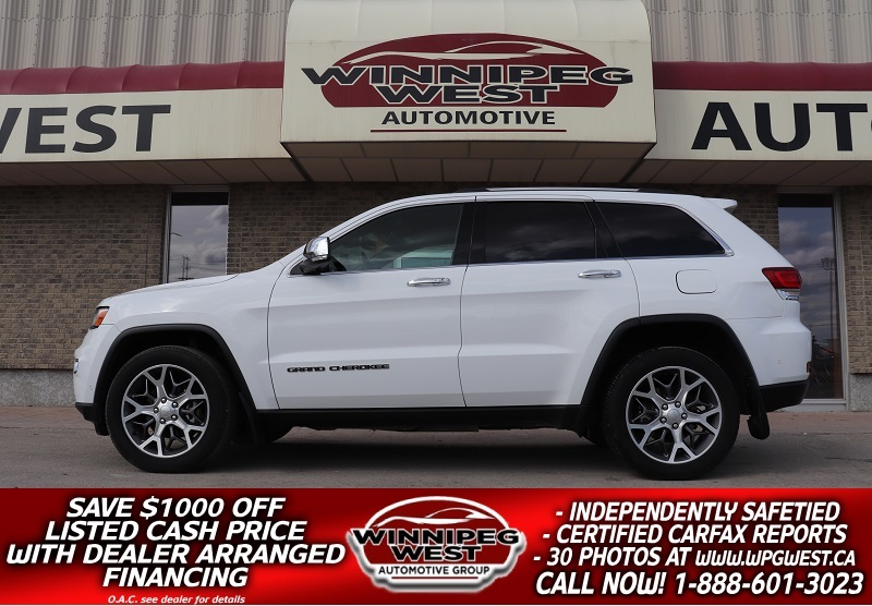 2020 Jeep Grand Cherokee LIMITED EDITION 4X4, FULLY LOADED, VERY LOW KMS!