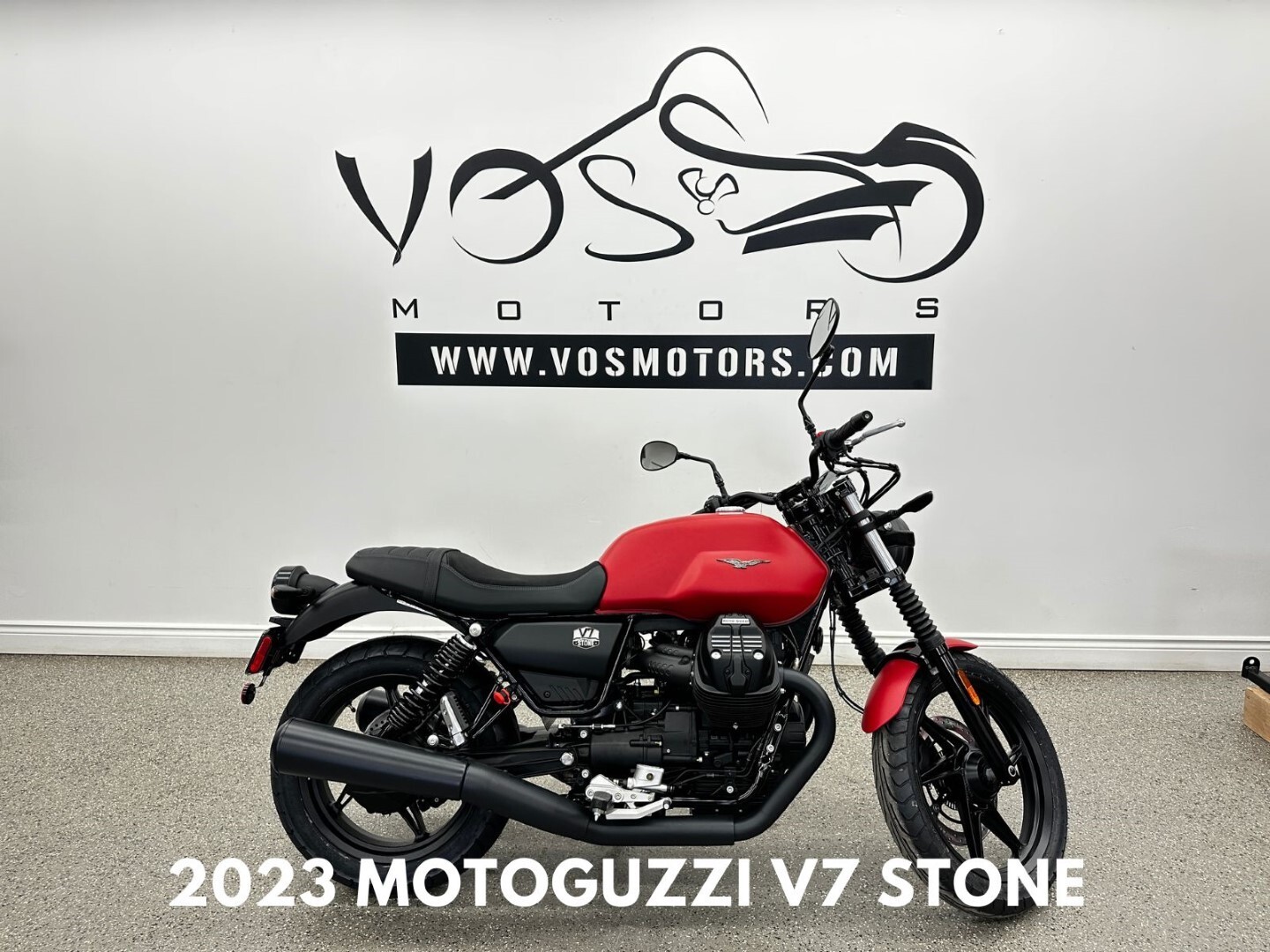 2023 Moto Guzzi V7 Stone Rosso Rovente - V5592 - -No Payments for 1 Year**