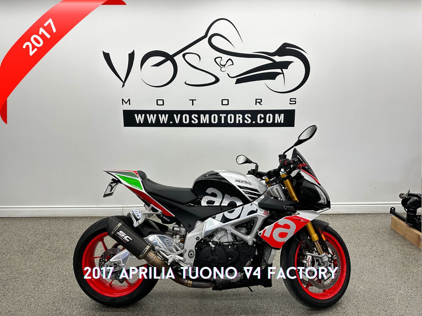 2017 Aprilia Tuono V4 R 1100 Factory ABS - V5758NP - -No Payments for 1 Ye