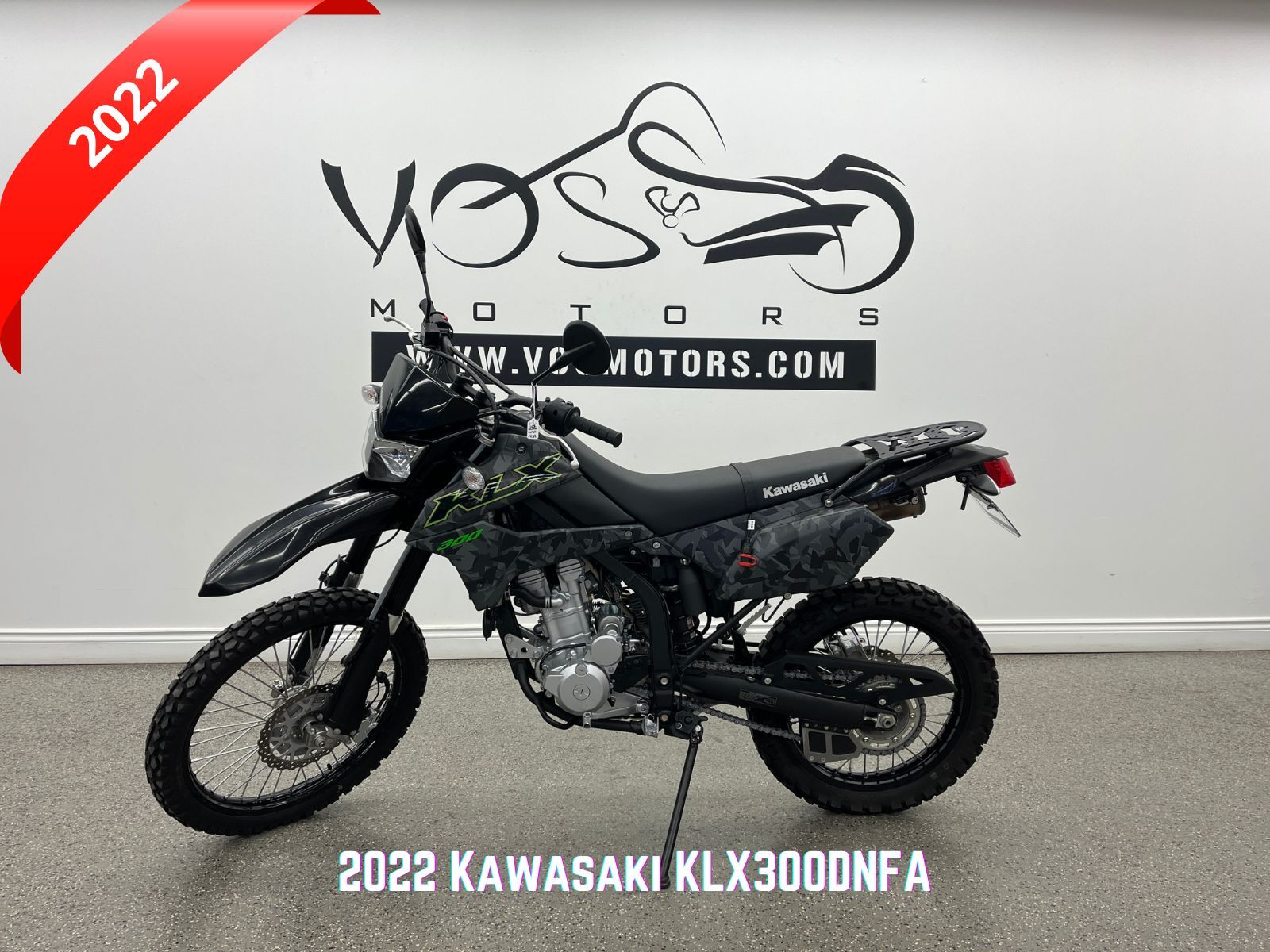 2022 Kawasaki KLX300DNFA KLX300 Camo - V5821 - -No Payments for 1 Year**