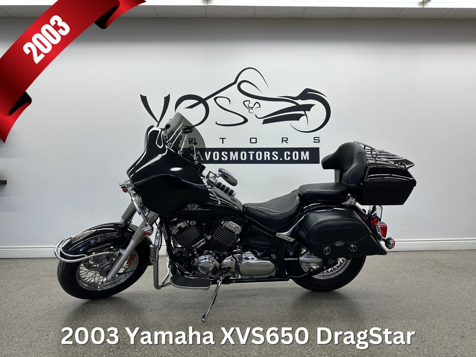 2003 Yamaha XVS65R V-Star 650 Custom - V5897 - -Financing Available**