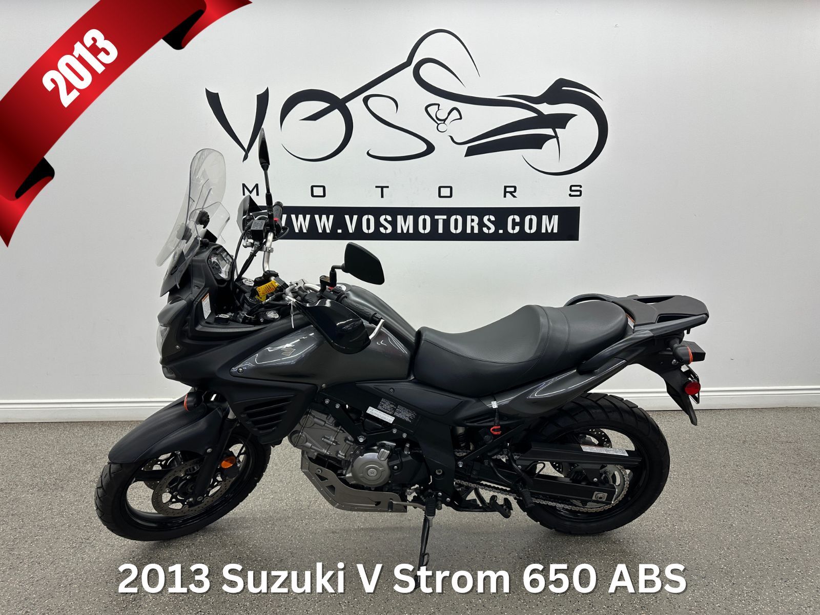 2013 Suzuki V Strom 650 ABS Super motard - V5943NP - -No Payments for 1 Year**