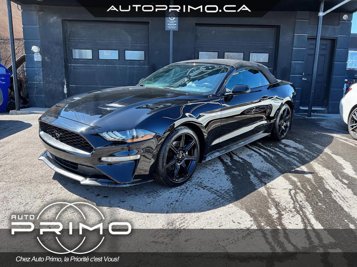 2019 Ford Mustang EcoBoost Premium décapotable Cuir Nav Cam Mags