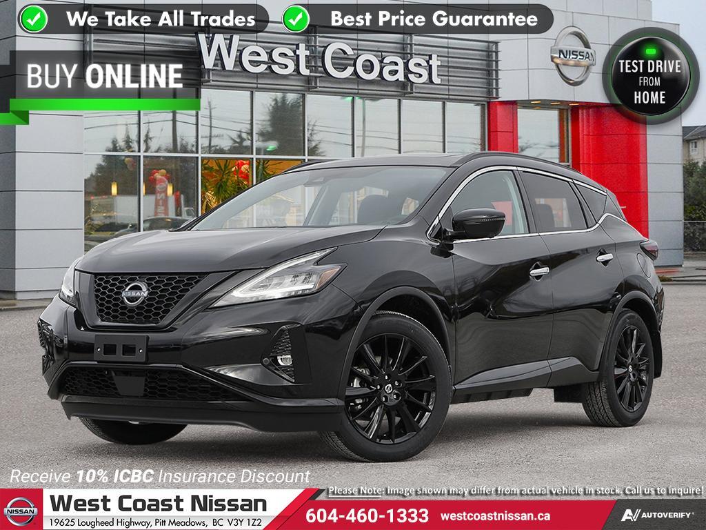 2024 Nissan Murano Midnight AWD- 2 Years Free Oil Changes!