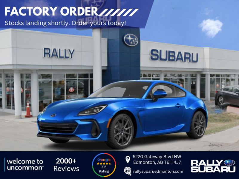 2024 Subaru BRZ Sport-tech  - AVAILABLE TO FACTORY ORDER!!