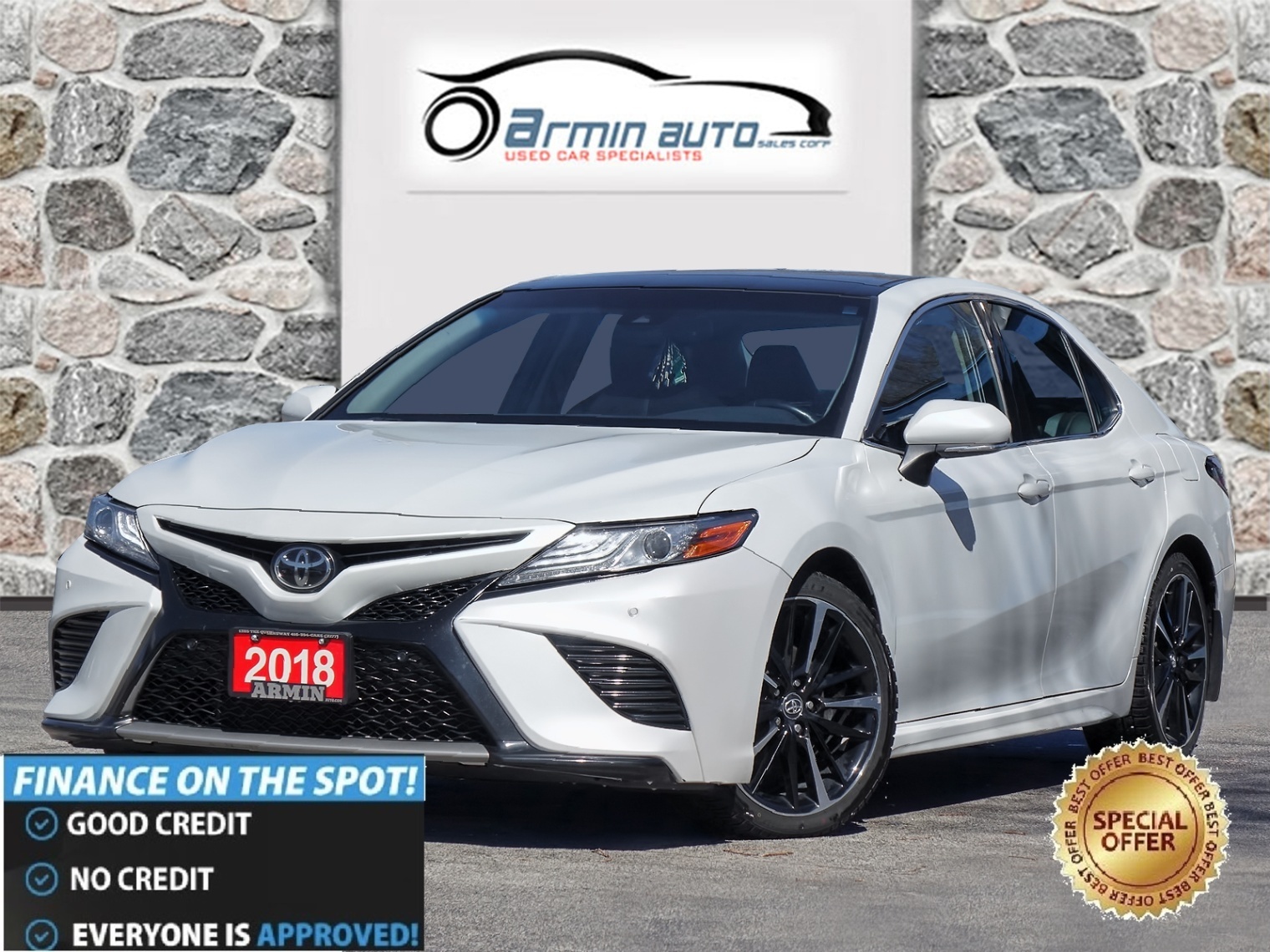 2018 Toyota Camry XSE Auto | BLINDSPOT | PANO | WIRELESS CHARGER |