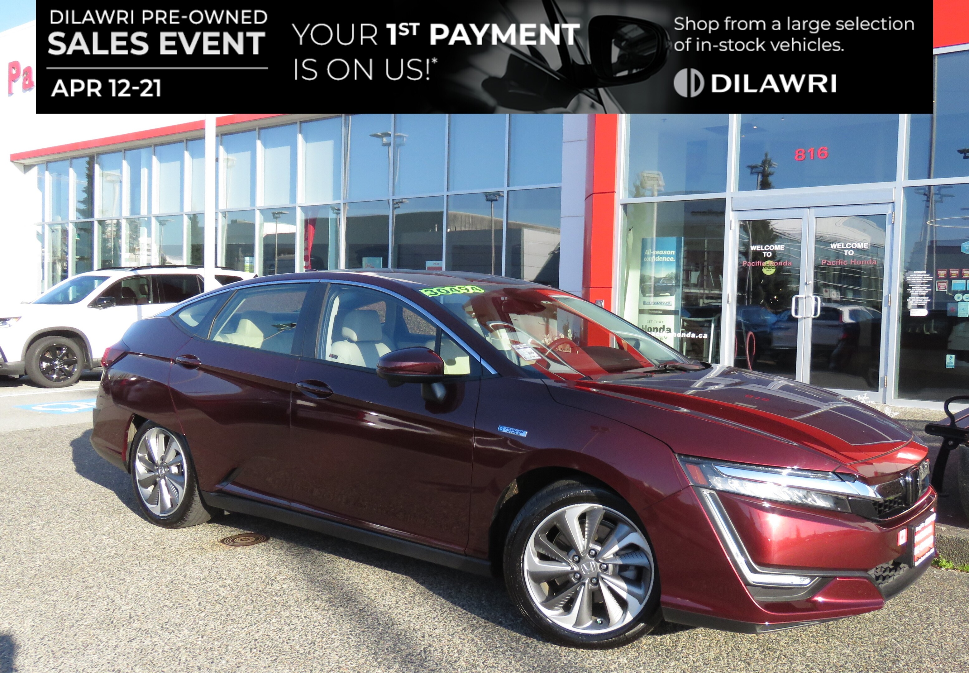 2018 Honda CLARITY PLUG-IN TOURING | Dilawri Pre-owned Event ON Now! |