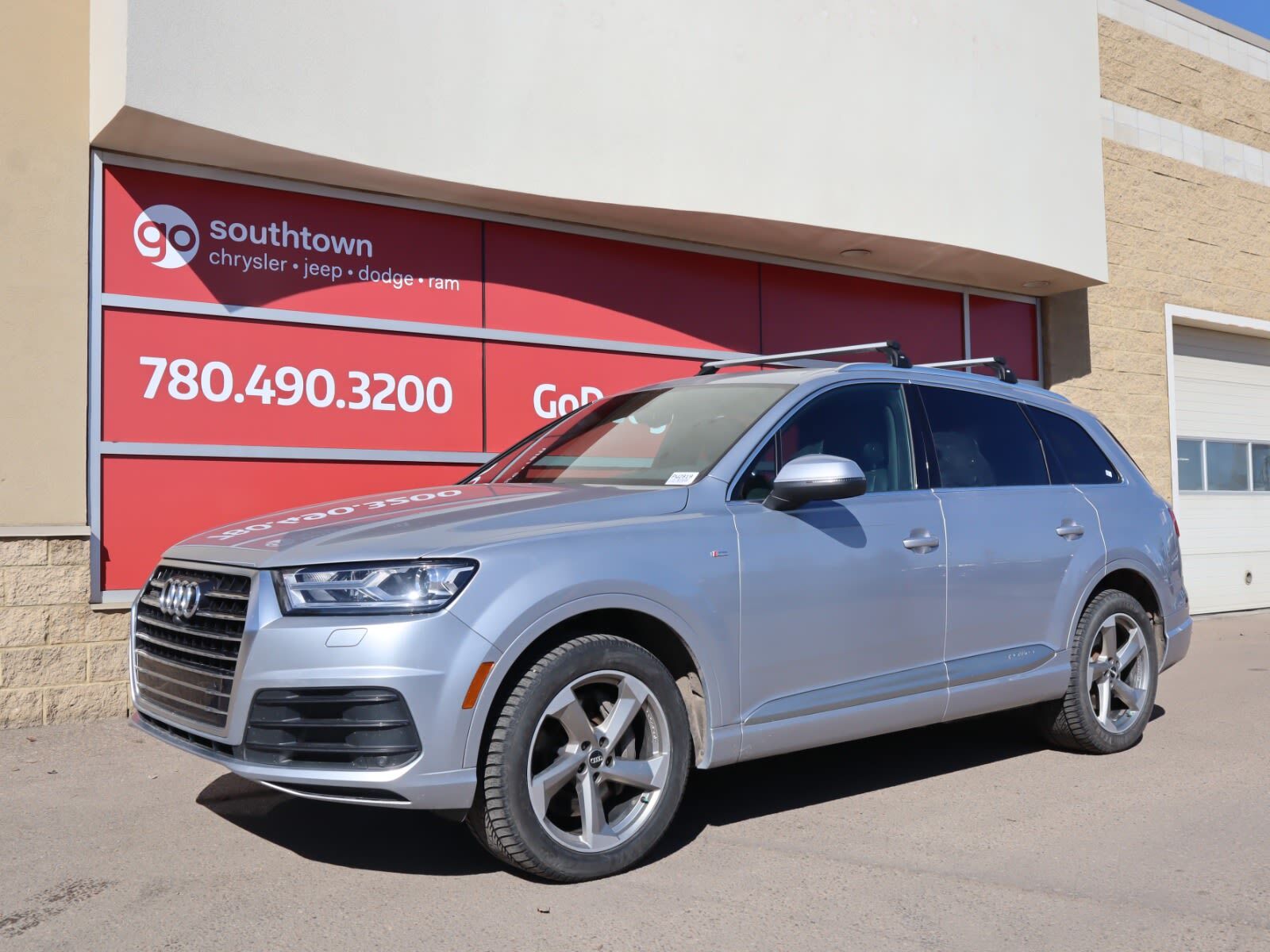 2019 Audi Q7 PROGRESSIV IN GREY EQUIPPED WITH A 328HP 3.0L SUPE