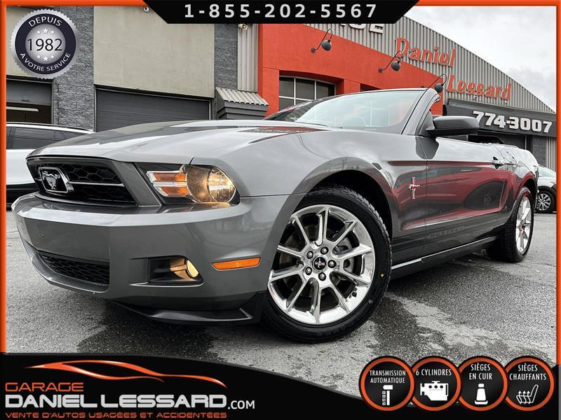 2011 Ford Mustang CONVERTIBLE V6 3,7L, CUIR, MAGS 18P, PNEUS NEUF
