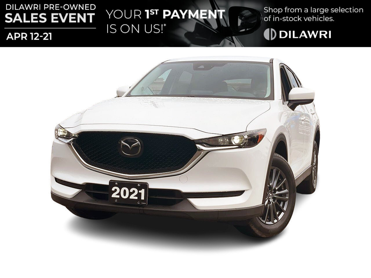 2021 Mazda CX-5 GS AWD at (2) Front Collision Mitigation | Heated 
