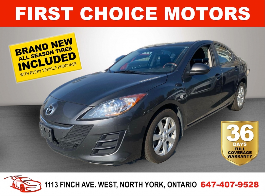 2010 Mazda Mazda3 GS  ~MANUAL, FULLY CERTIFIED WITH WARRANTY!!!~