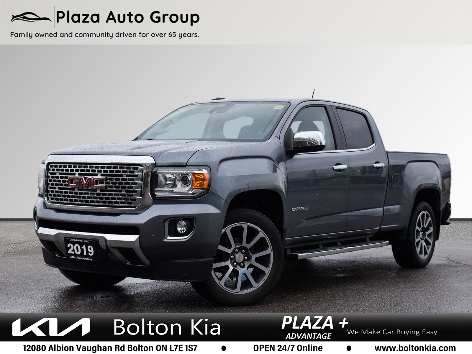 2019 GMC Canyon $160 weekly* DIESEL CLEAN CARFAX LOW KM LEATH
