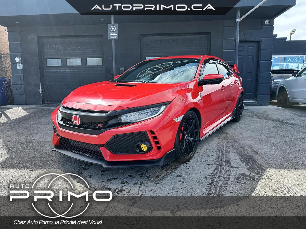 2018 Honda Civic Type R Manuel Alcantara Rouge Nav Carplay Caméra de Recul