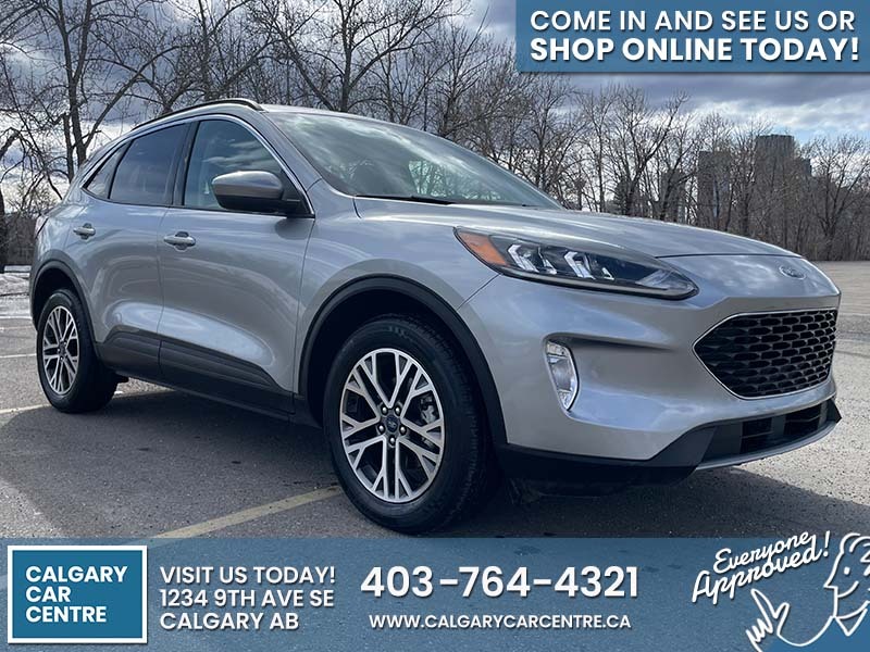 2021 Ford Escape SEL AWD $199B/W /w Back-up Cam, Heated Leather Sea