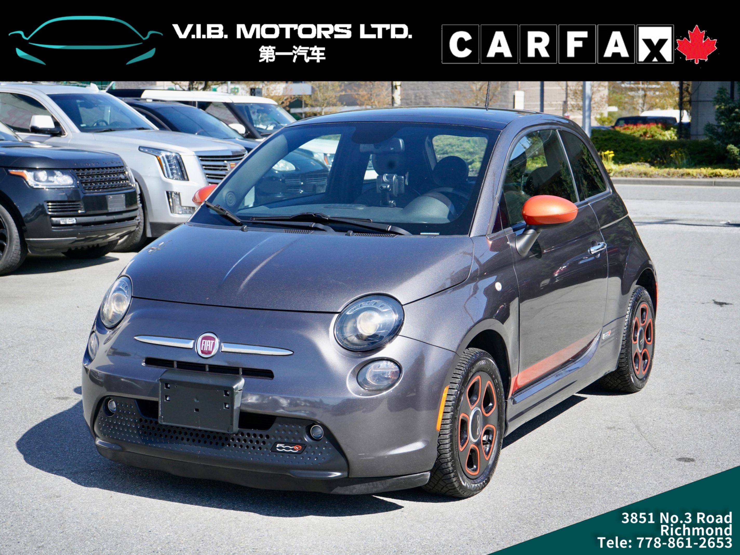 2014 Fiat 500E 2dr HB BATTERY ELECTRIC/5% TAX GST ONLY/ 0 ACCIDEN
