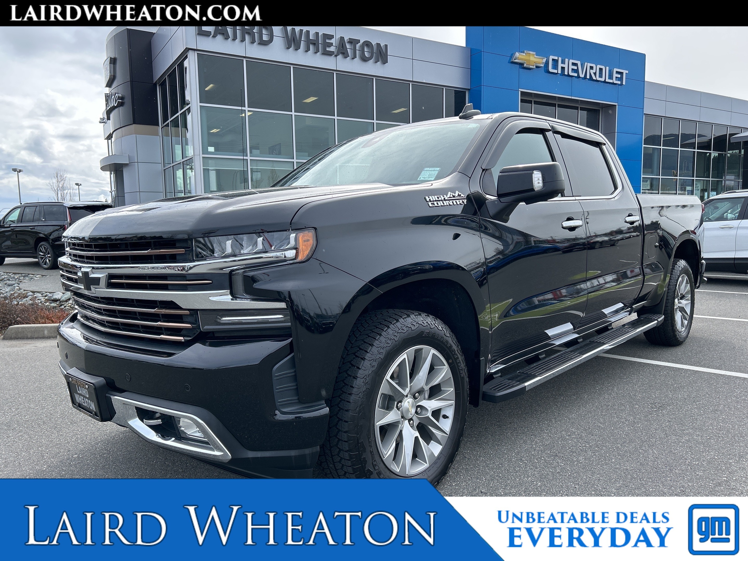 2019 Chevrolet Silverado 1500 High Country 4X4, Leather, Power Group, One Owner