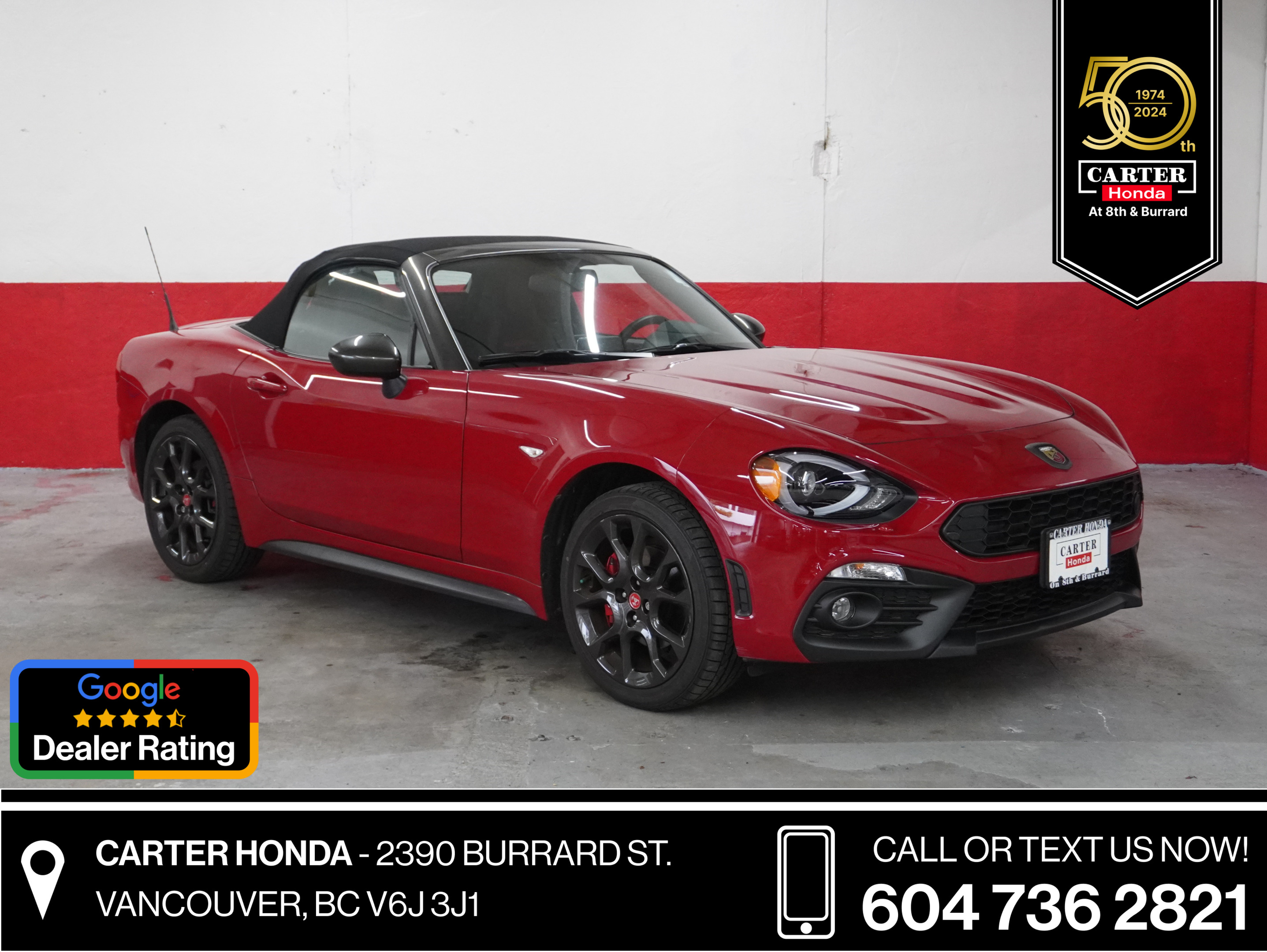 2020 Fiat 124 Spider  124 SPYDER ABARTH GPS, LEATHER, BREMBO, BOSE