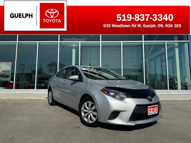 2016 Toyota Corolla LE | BACKUP CAM | HEATED SEATS | LOW LOW KMS!