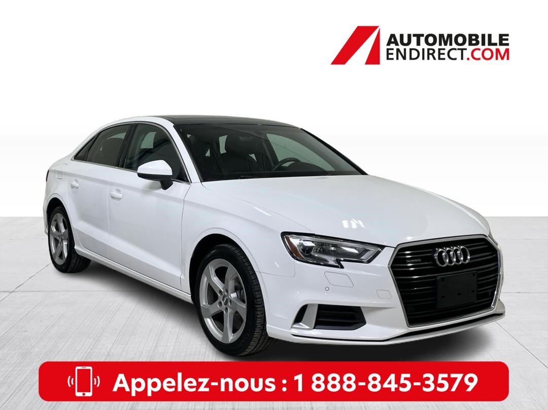 2019 Audi A3 Komfort Quattro Mags Cuir Toit Ouvrant