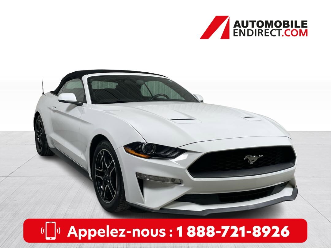 2020 Ford Mustang Ecoboost Premium Convertible Mags Cuir GPS Sièges 