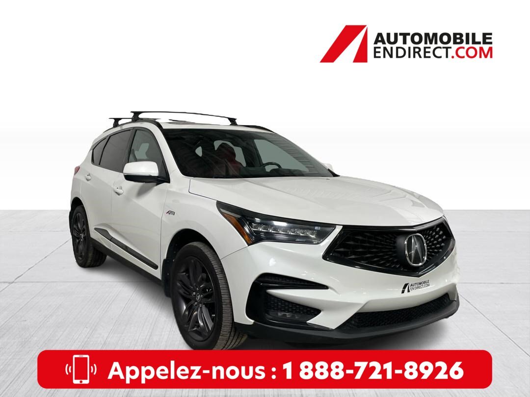2020 Acura RDX A-Spec AWD 2.0T Mags Cuir Rouge Toit Pano Sièges V