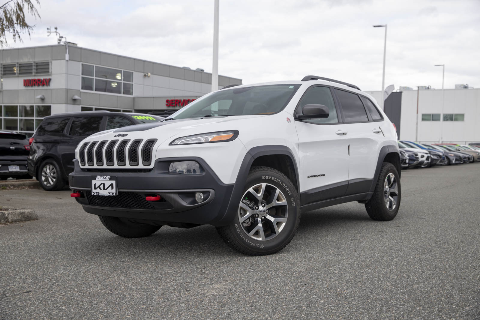 2015 Jeep Cherokee Trailhawk! V6! Leather! Sunroof! Nav! 4wd!