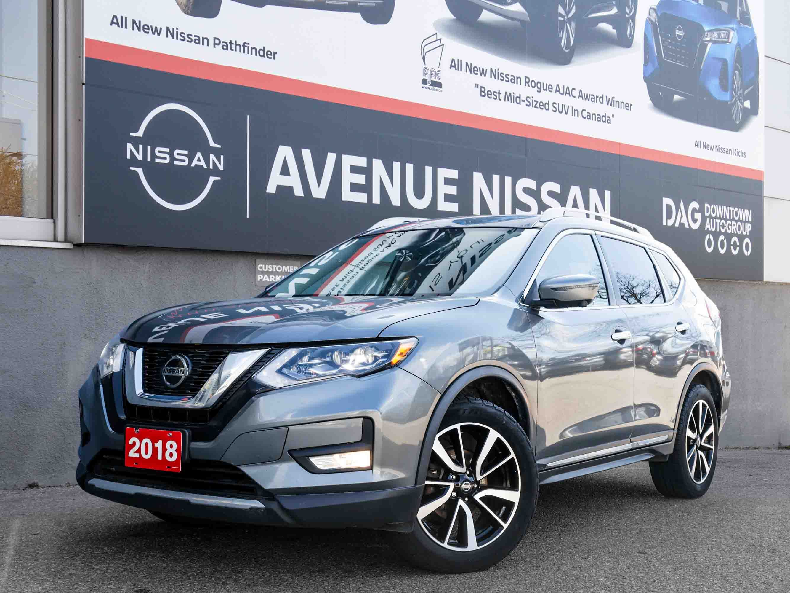 2018 Nissan Rogue LEATHER, PANO ROOF NAVI, CARPLAY, PWR LIFTGATE,CPO