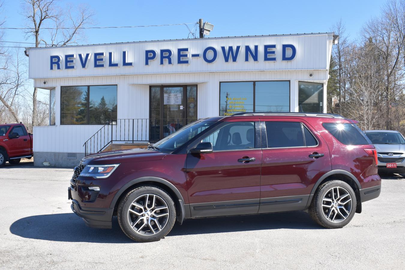 2018 Ford Explorer SPORT 4WD 1-OWNER HEATED COOLED SEATS PANO ROOF