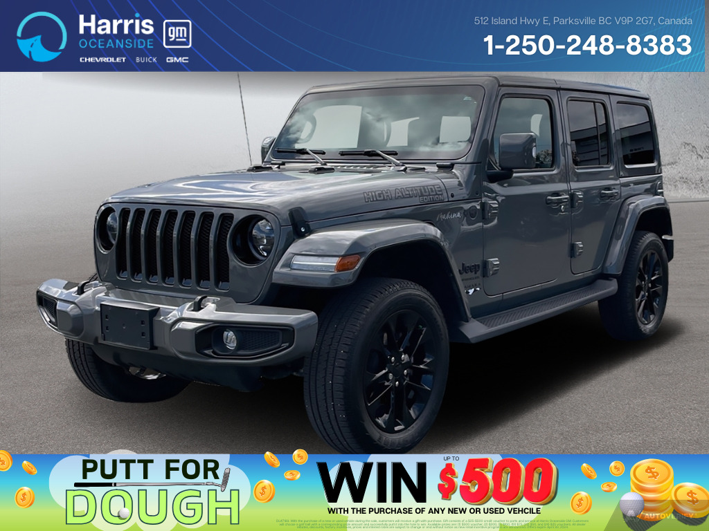 2023 Jeep Wrangler | High Altitude | 4x4 | 4 Dr | LOW KM | 1 Owner |