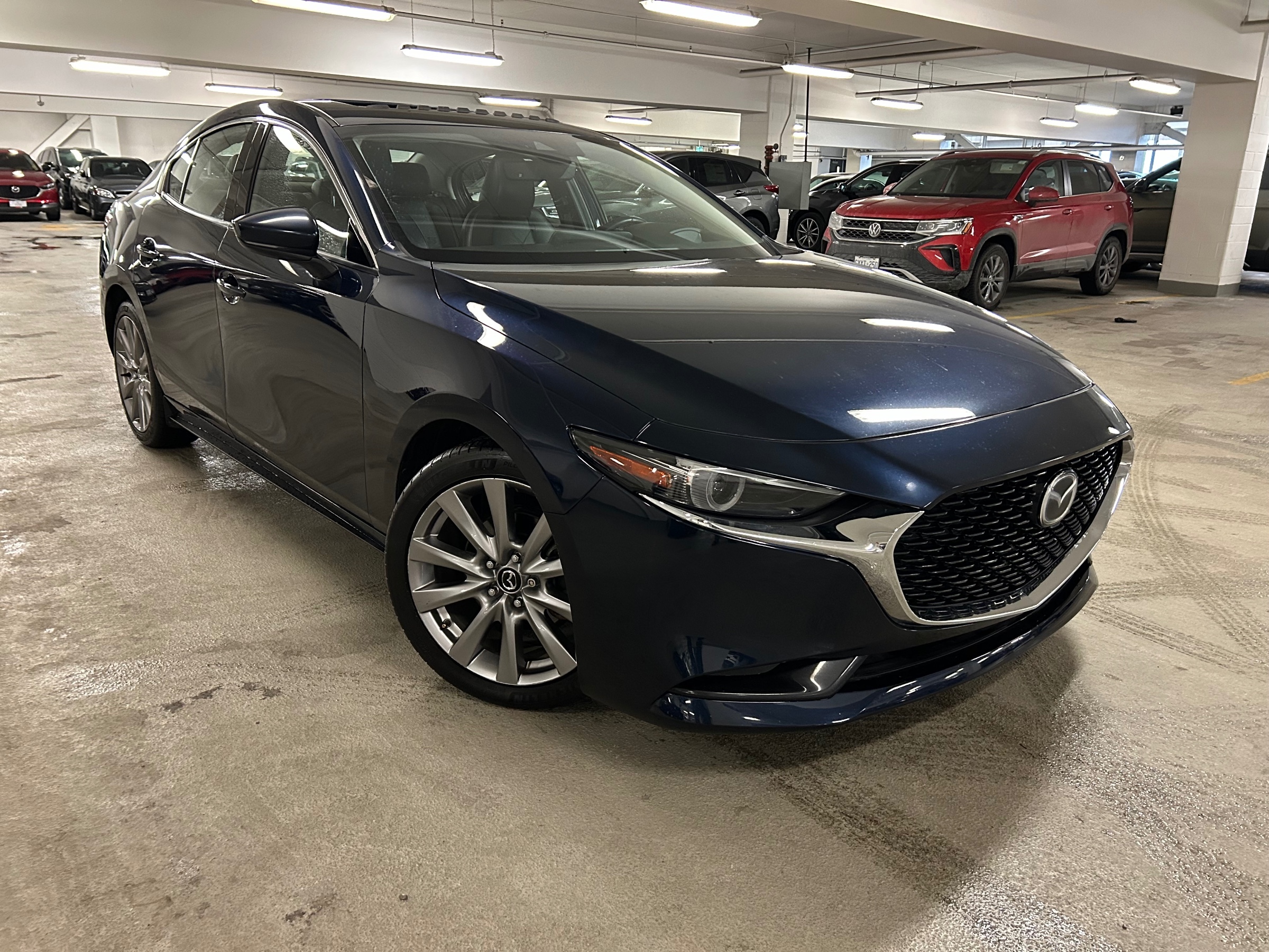 2019 Mazda Mazda3 GT AWD/Leather/P-Roof/HUD