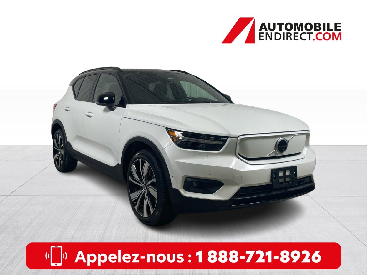2022 Volvo XC40 Recharge Pure Electric Ultimate AWD Mags Leather Pano sunroof GPS Heated 