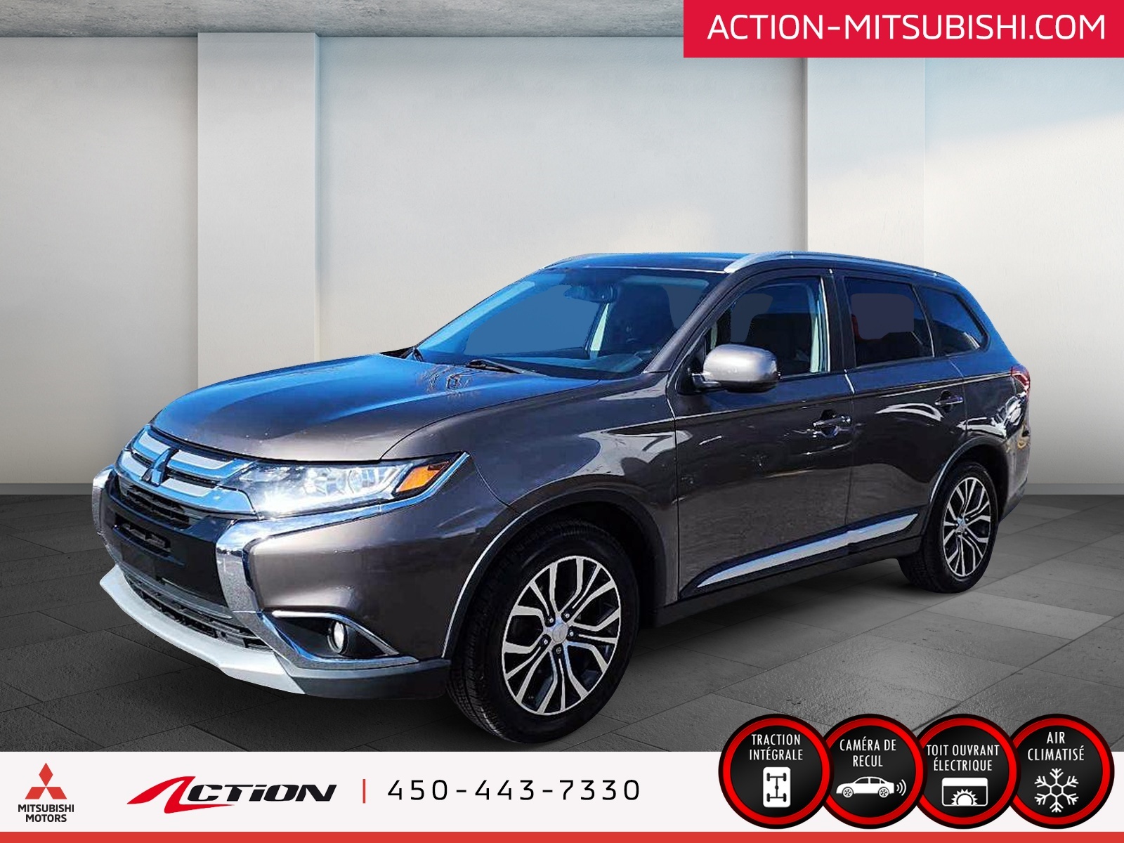 2016 Mitsubishi Outlander AWC ES TOURING+TOIT OUVRANT+MAGS+CAMÉRA+BLUETOOTH