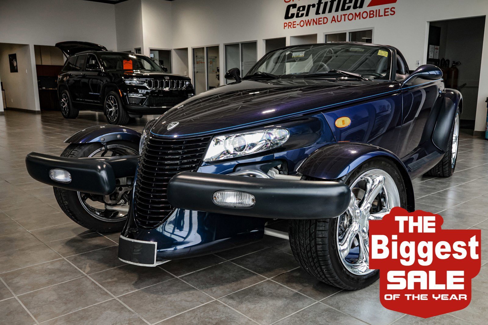 2001 Chrysler (Plymouth) Prowler LOW KMS WITH MATCHING TRAILER