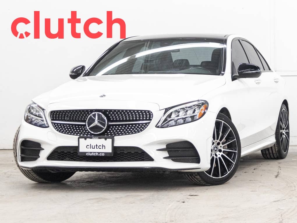 2019 Mercedes-Benz C-Class C 300 4Matic AWD  w/ Apple CarPlay & Android Auto,