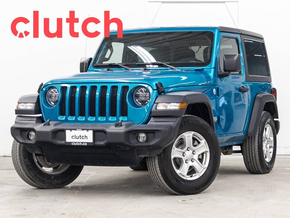 2020 Jeep Wrangler Sport S 4x4 w/ Uconnect 4, Apple CarPlay & Android