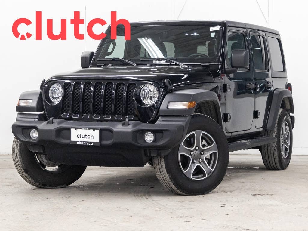 2022 Jeep Wrangler Unlimited Sport S 4WD w/ Uconnect4C, Dual Zone A/C