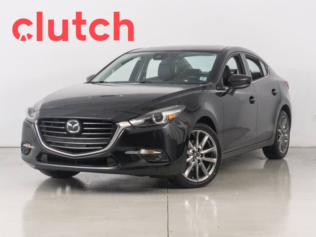 2018 Mazda Mazda3 GT w/ Rearview Cam, Bluetooth, Dual Zone A/C