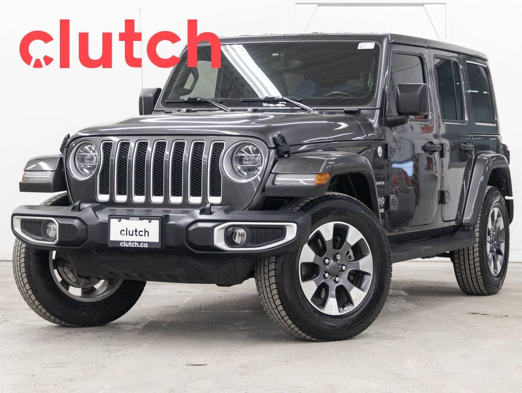 2021 Jeep Wrangler Unlimited Sahara 4WD w/ Uconnect 4C, Rearview Cam,