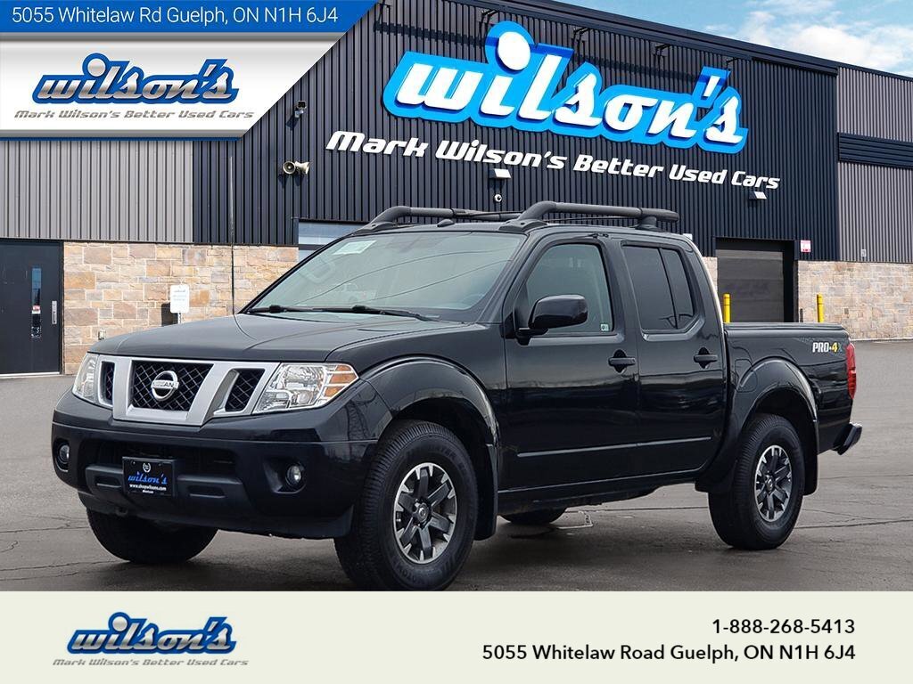 2018 Nissan Frontier PRO-4X Crew 4WD, Leather, Sunroof, Navi, Heated Se