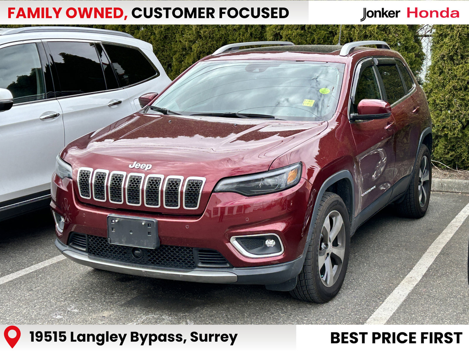 2019 Jeep Cherokee LEATHER NAVI AWD 1 OWNER