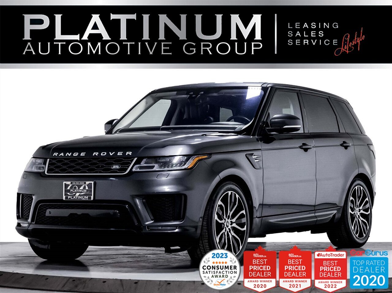 2019 Land Rover Range Rover Sport HSEHSE, V6 SUPERCHARGED, AWD, NAVI, CAM, PANO