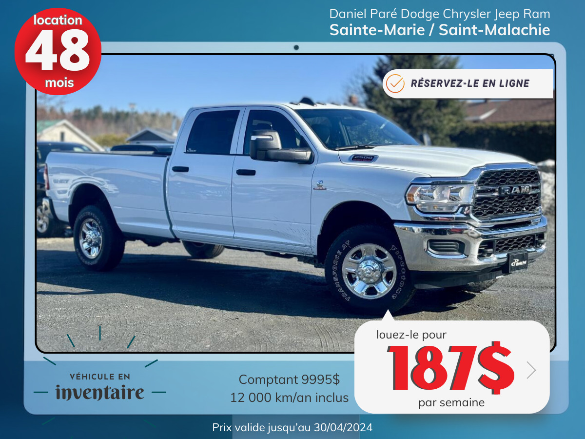 2024 Ram 2500 Tradesman CrewCab 8'0Diesel