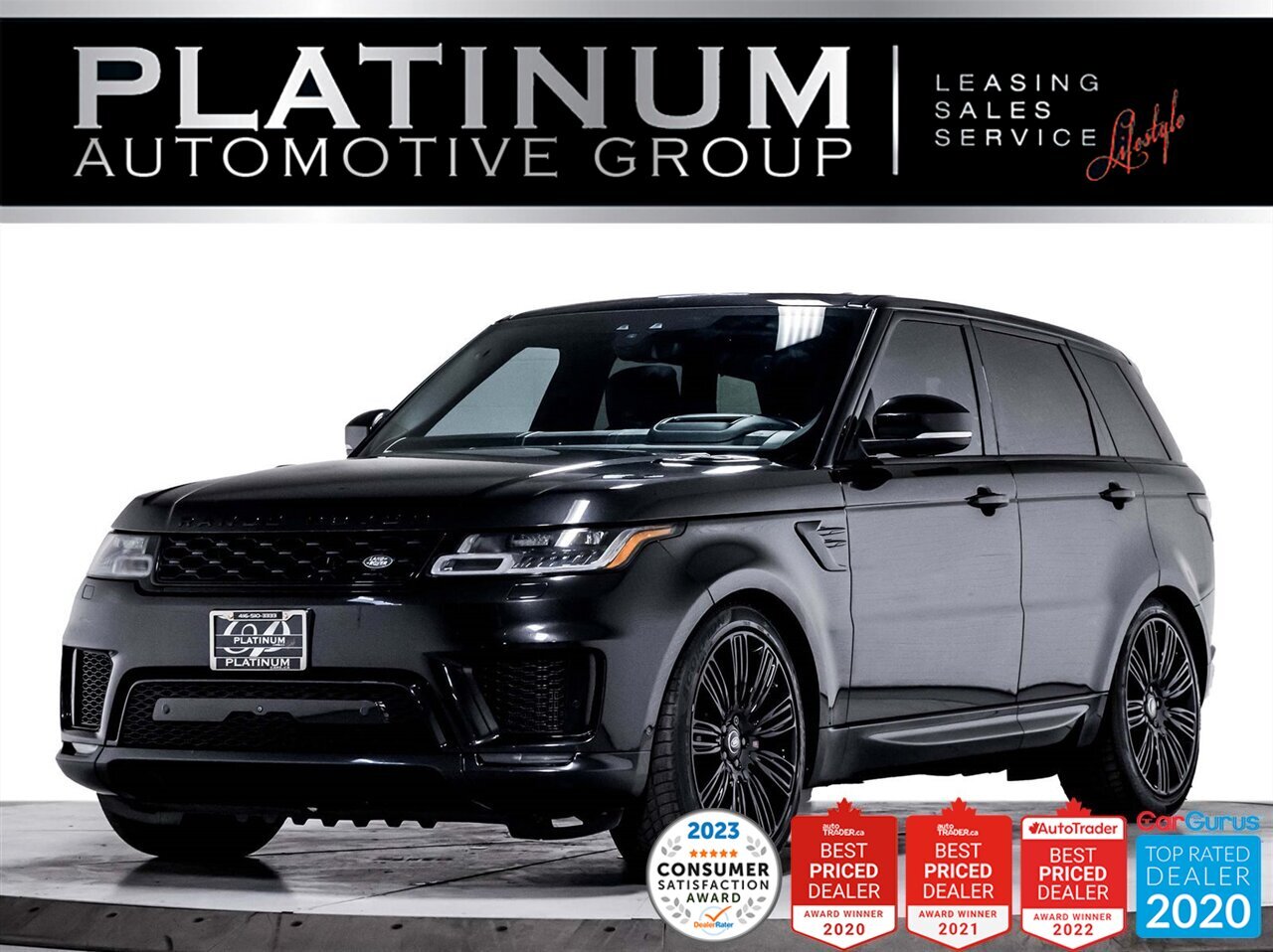 2018 Land Rover Range Rover Sport SUPERCHARGED DYNAMIC, 518HP V8, PANO, MERIDIAN