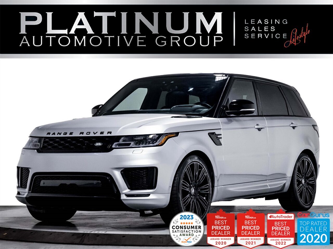 2019 Land Rover Range Rover Sport SUPERCHARGED DYNAMIC,518HP, MERIDIAN SOUND, PANO