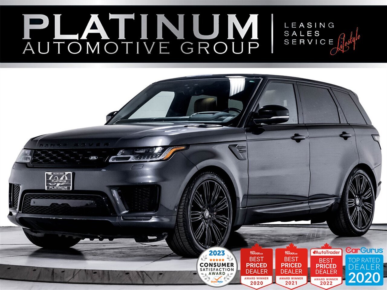 2020 Land Rover Range Rover Sport P525 HSE Dynamic,V8,518HP,SUPERCHARGED,MERIDIAN