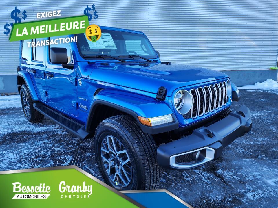 2024 Jeep Wrangler Sahara - 2 Toits + Ensemble technologie