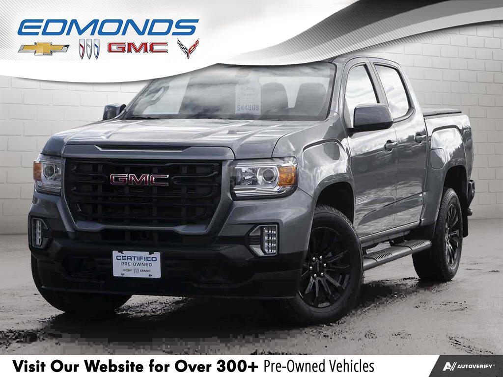 2022 GMC Canyon 4WD ElevationELEVATION W/LEATHER, CREW, 4X4, 1-OWN
