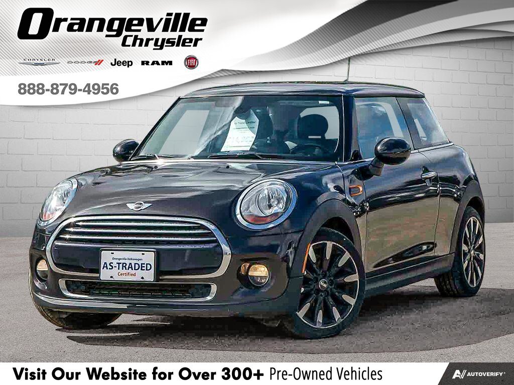 2015 MINI Cooper Hardtop CooperAS-TRADED CERTIFIED, LEATHER, SUNROOF