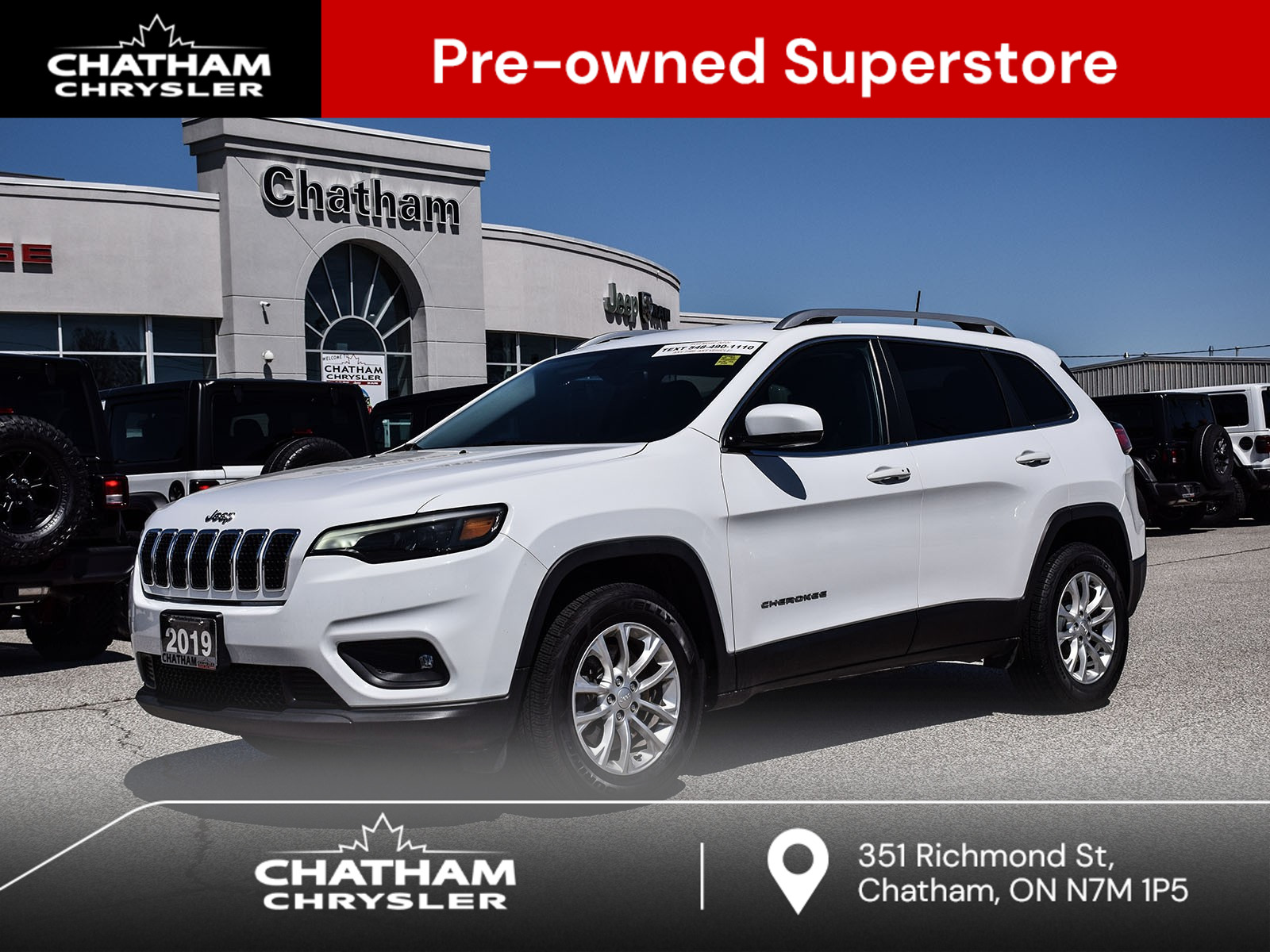 2019 Jeep Cherokee NORTH 4X4 COMFORT GROUP SAFETY GROUP